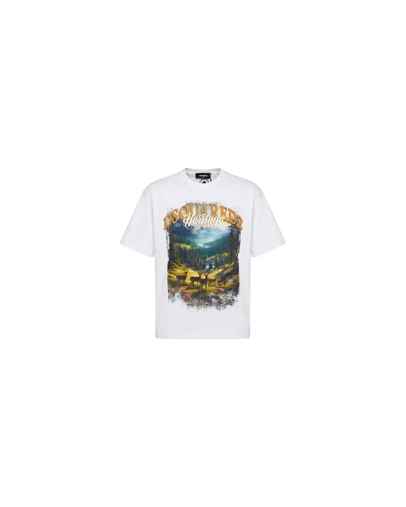 Dsquared2 TOPS - T-shirtsauf YOOX.COM Weiß
