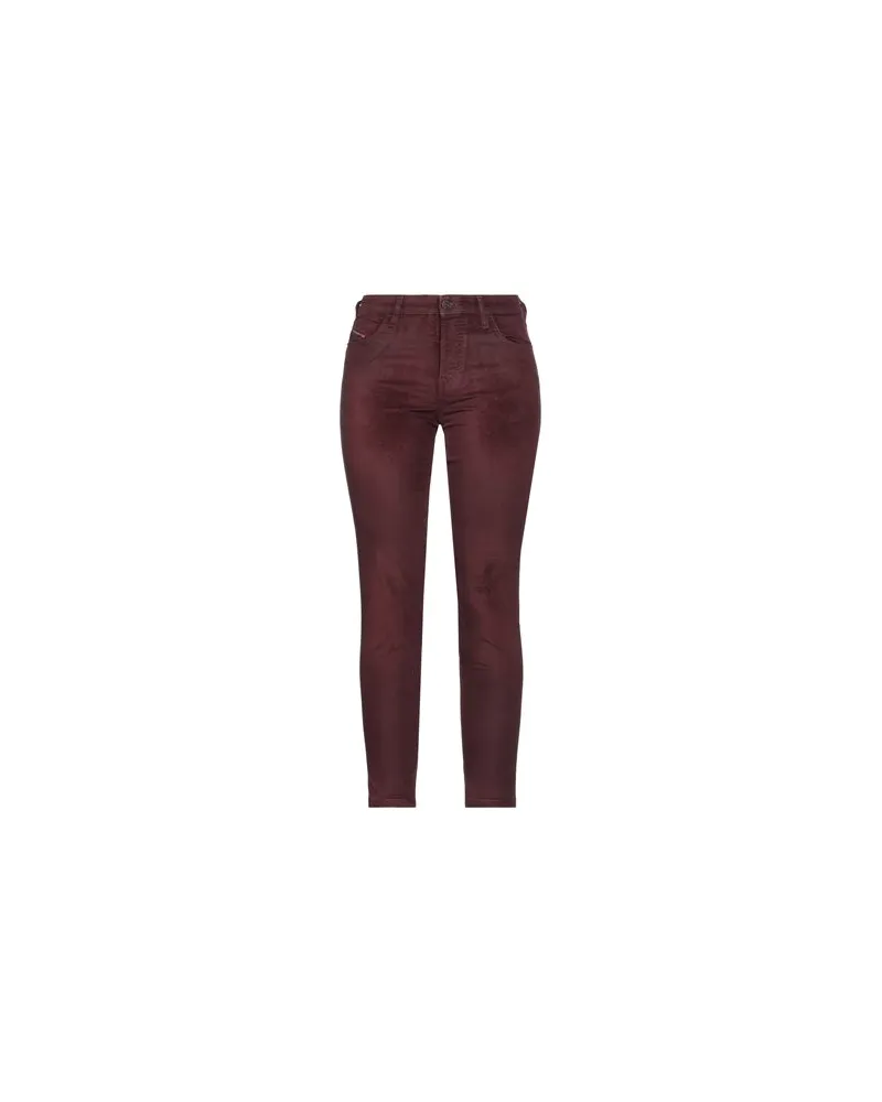 Diesel HOSEN & RÖCKE - Jeanshosenauf YOOX.COM Bordeaux