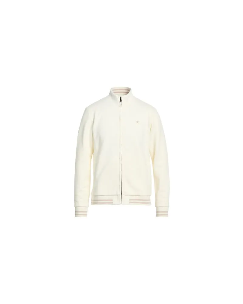 Hackett TOPS - Sweatshirtsauf YOOX.COM Cremeweiß