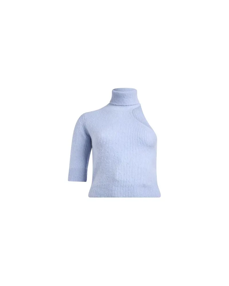 Roberto Collina STRICKWAREN - Rollkragenpulloverauf YOOX.COM Himmelblau