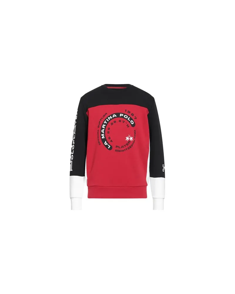 La Martina TOPS - Sweatshirtsauf YOOX.COM Rot