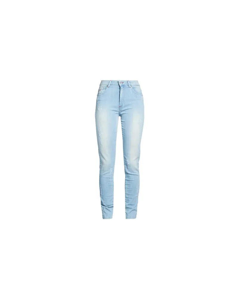 Blumarine FOLIES - HOSEN & RÖCKE - Jeanshosenauf YOOX.COM Blau