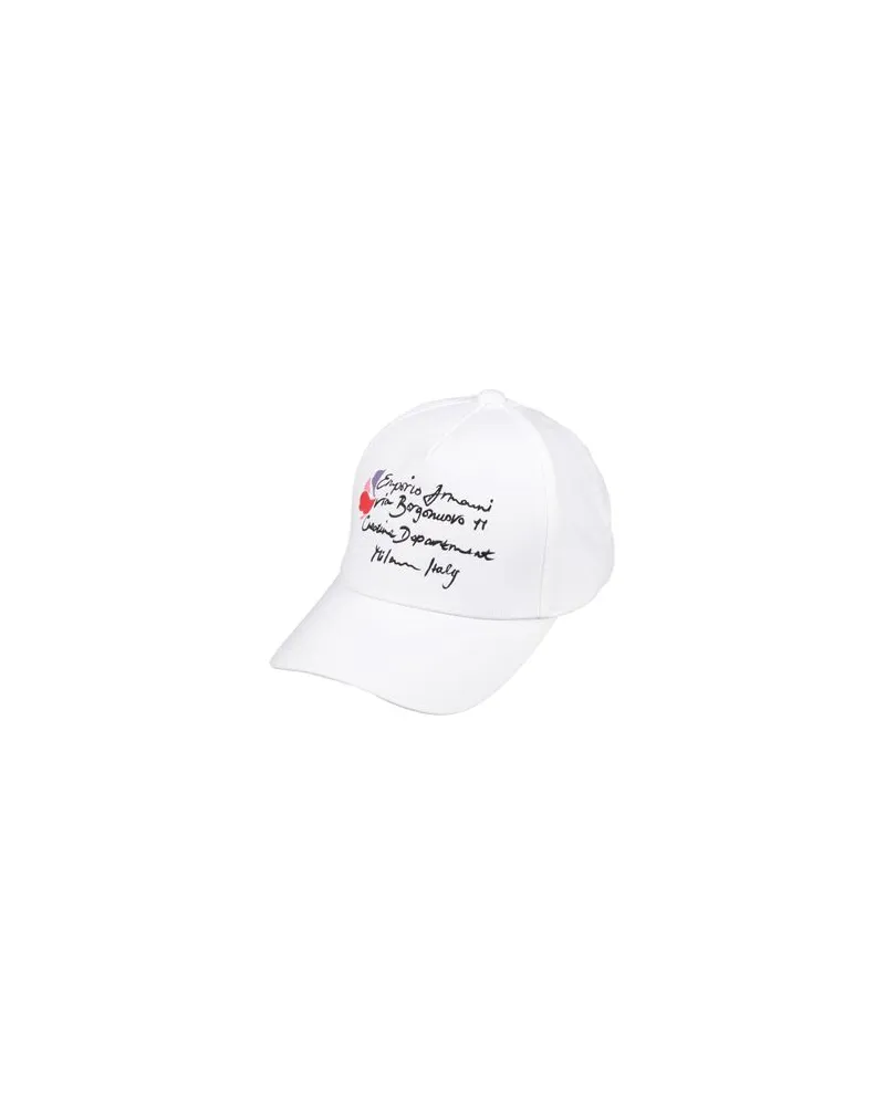 Emporio Armani ACCESSOIRES - Mützen & Hüteauf YOOX.COM Weiß