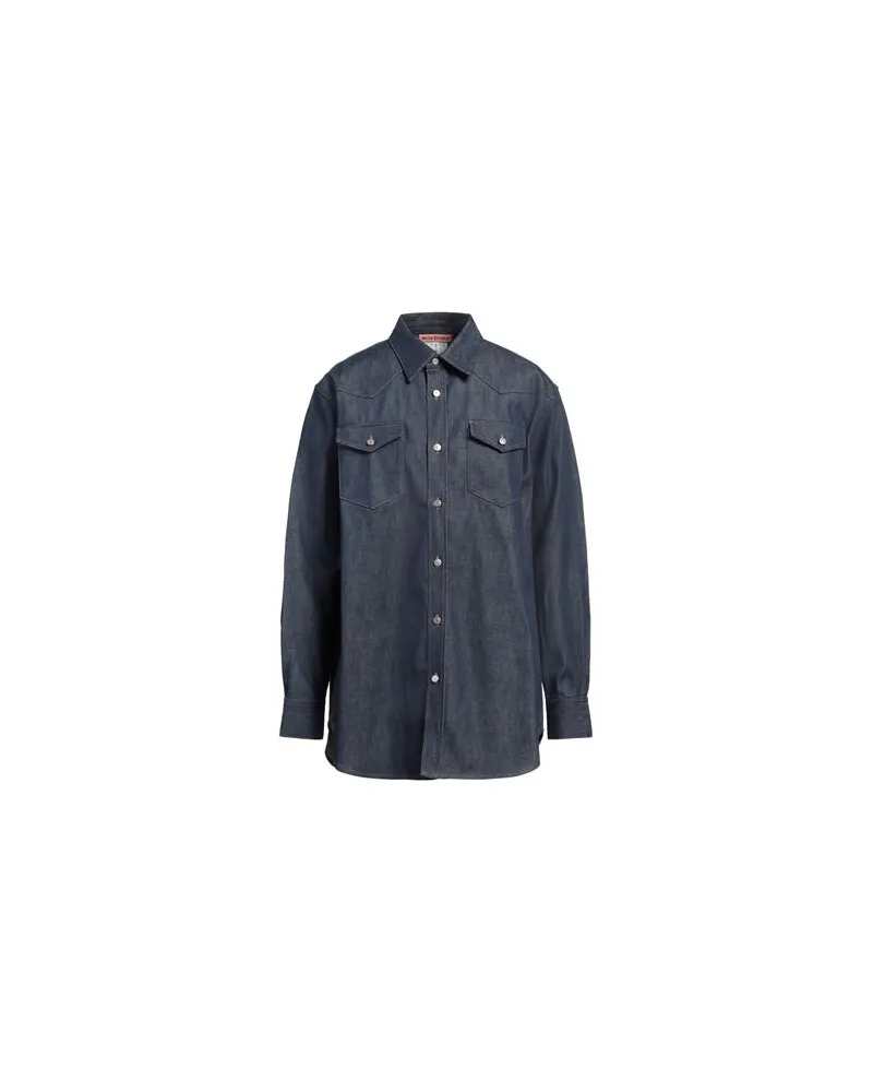 Acne Studios TOPS - Jeanshemdenauf YOOX.COM Blau
