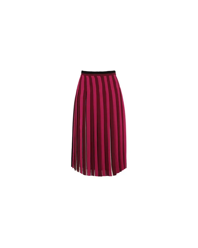 Michael Kors PLEATED STRIPE SKIRT   - HOSEN & RÖCKE - Midi-Röckeauf YOOX.COM Fuchsia