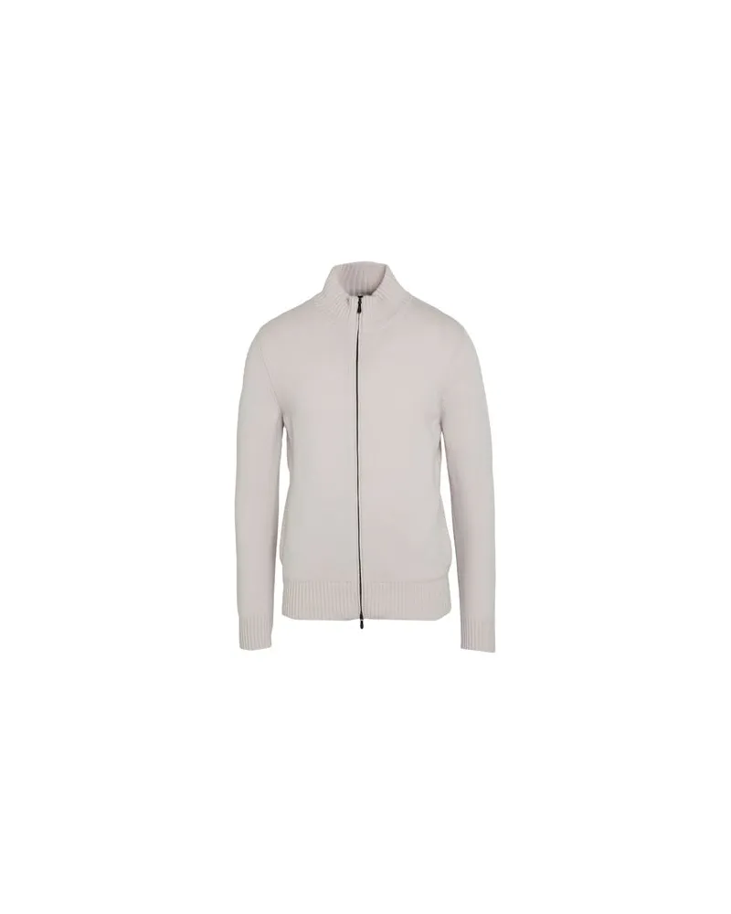 Drumohr  STRICKWAREN - Strickjackenauf YOOX.COM Hellgrau