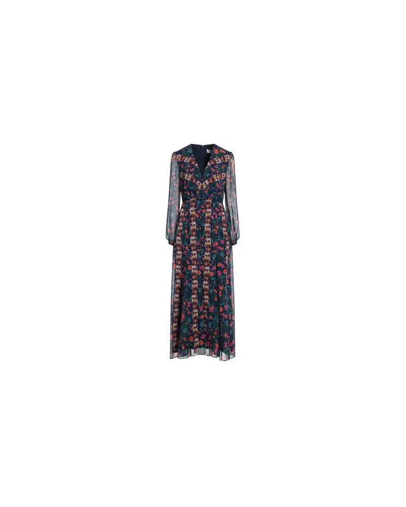 Saloni KLEIDER - Maxi-Kleiderauf YOOX.COM Nachtblau