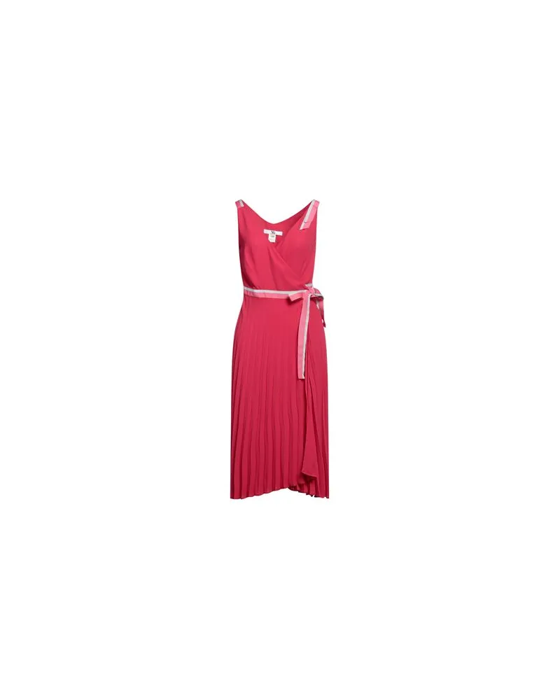 X's Milano KLEIDER - Midi-Kleiderauf YOOX.COM Fuchsia