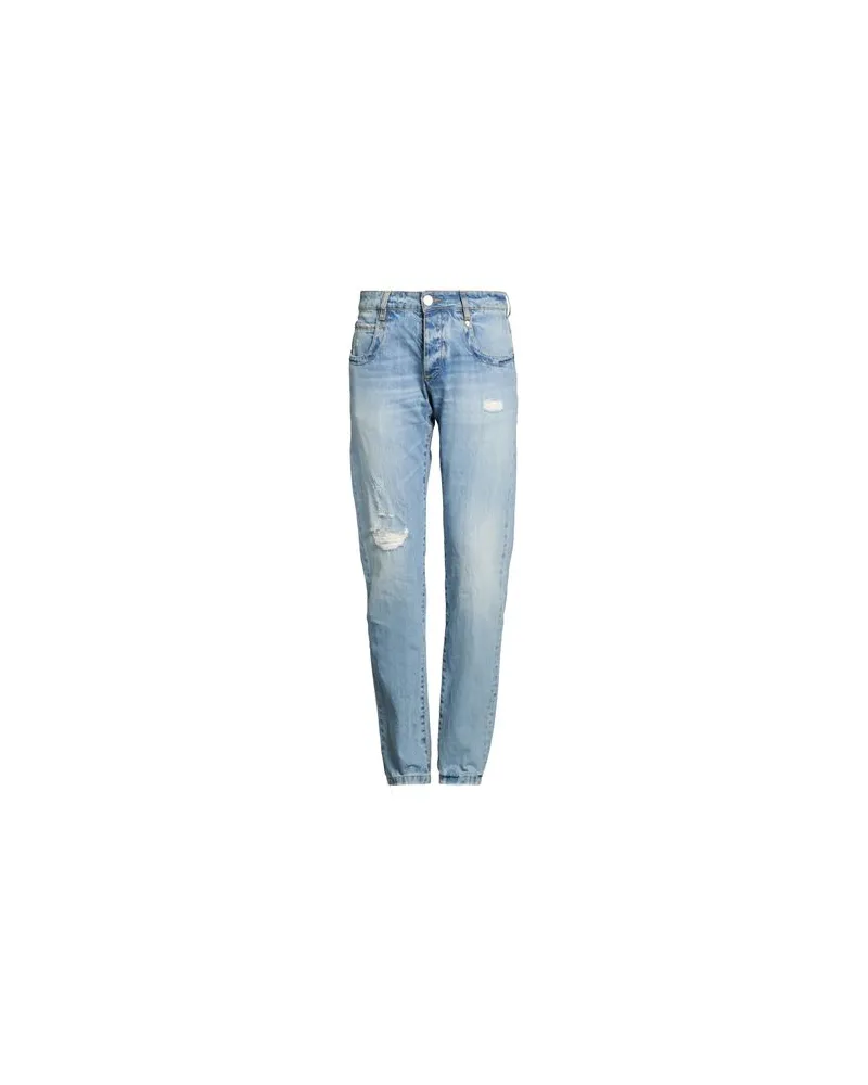 Bikkembergs HOSEN & RÖCKE - Jeanshosenauf YOOX.COM Blau