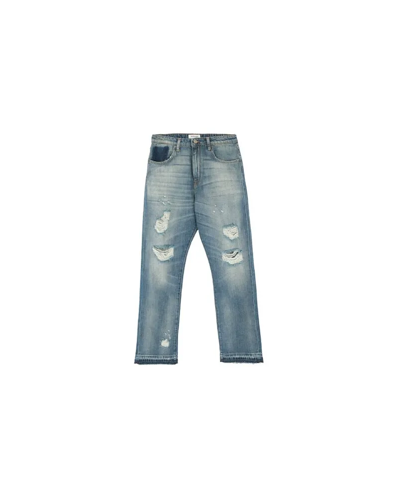 Roy Roger's HOSEN & RÖCKE - Jeanshosenauf YOOX.COM Blau