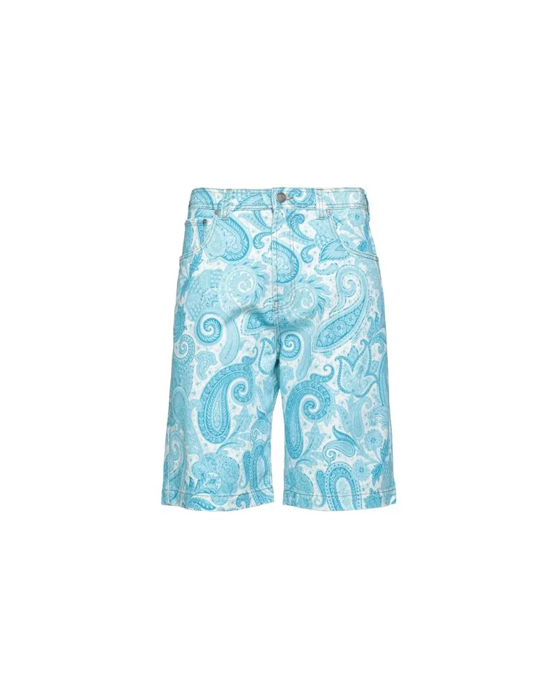 Etro HOSEN & RÖCKE - Jeansshortsauf YOOX.COM Himmelblau