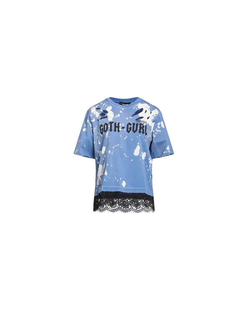 Dsquared2 TOPS - T-shirtsauf YOOX.COM Hellblau