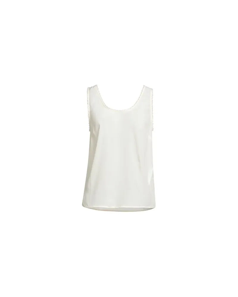 Twin-Set TOPS - Topsauf YOOX.COM Cremeweiß