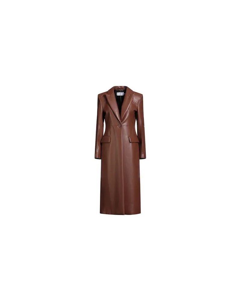 Simona Corsellini JACKEN & MÄNTEL - Mäntelauf YOOX.COM Braun