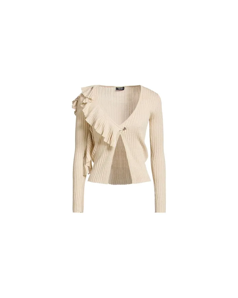 Liu Jo STRICKWAREN - Strickjackenauf YOOX.COM Beige