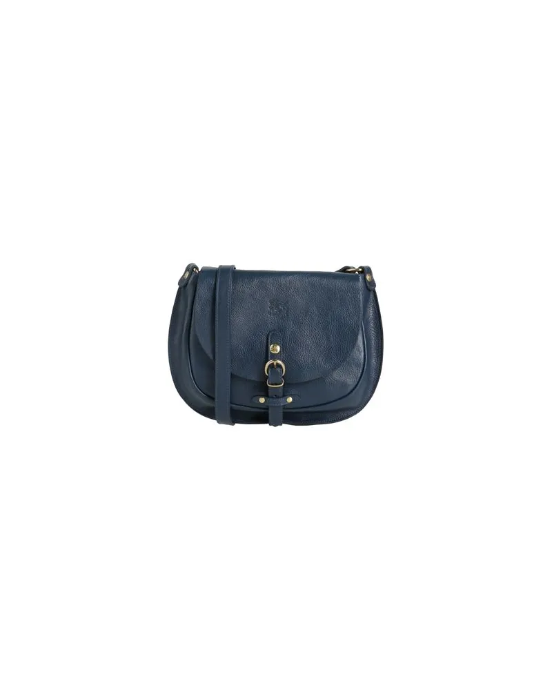IL BISONTE TASCHEN - Umhängetascheauf YOOX.COM Marineblau