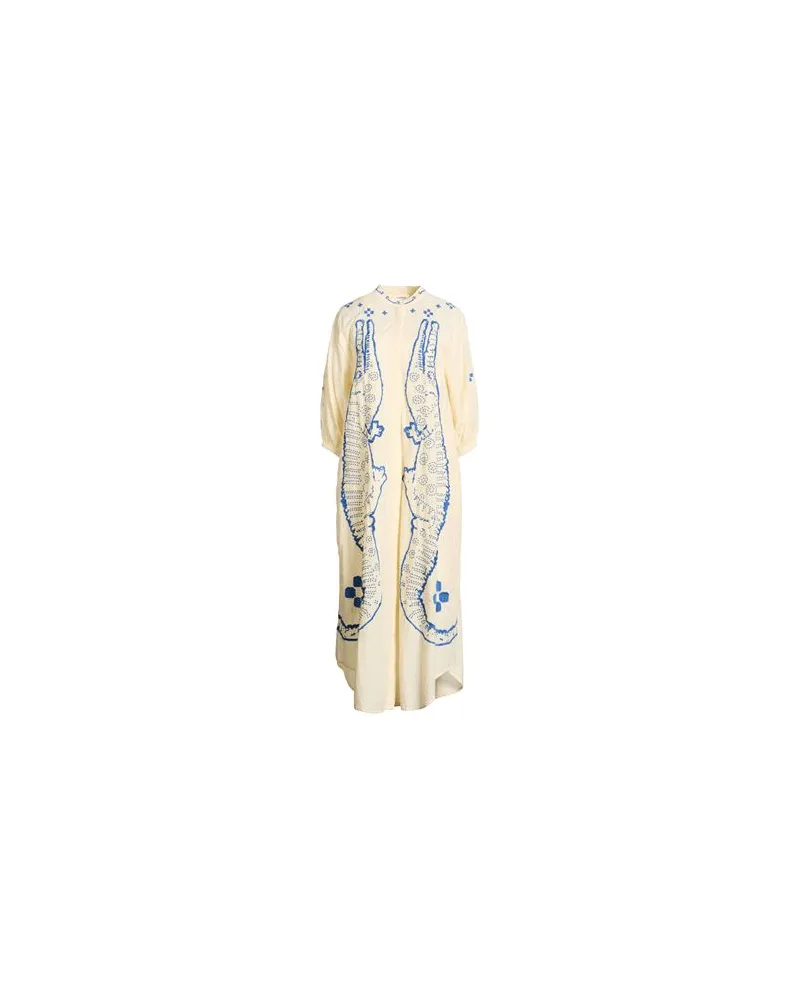 ottod’Ame KLEIDER - Maxi-Kleiderauf YOOX.COM Pastellgelb