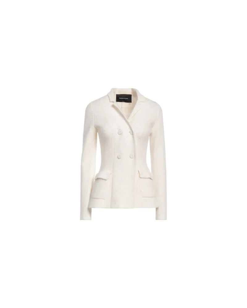 Fabiana Filippi ANZÜGE und CO-ORDS - Blazersauf YOOX.COM Cremeweiß