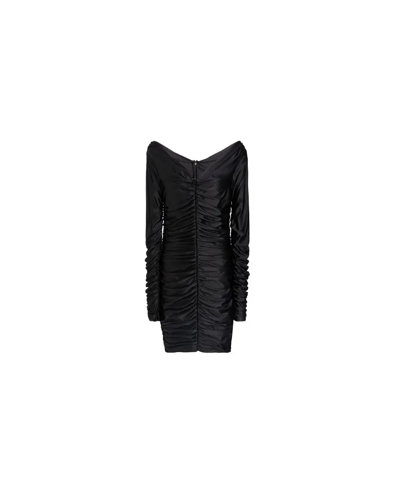 Elisabetta Franchi KLEIDER - Mini-Kleiderauf YOOX.COM Schwarz