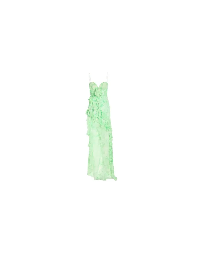 Alessandra Rich KLEIDER - Maxi-Kleiderauf YOOX.COM Säuregrün