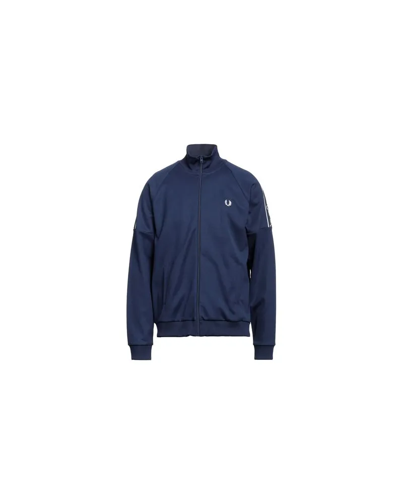 Fred Perry TOPS - Sweatshirtsauf YOOX.COM Marineblau