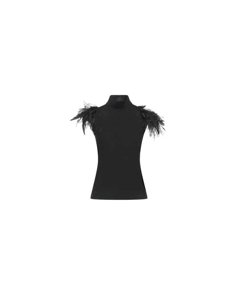 Alberta Ferretti STRICKWAREN - Rollkragenpulloverauf YOOX.COM Schwarz