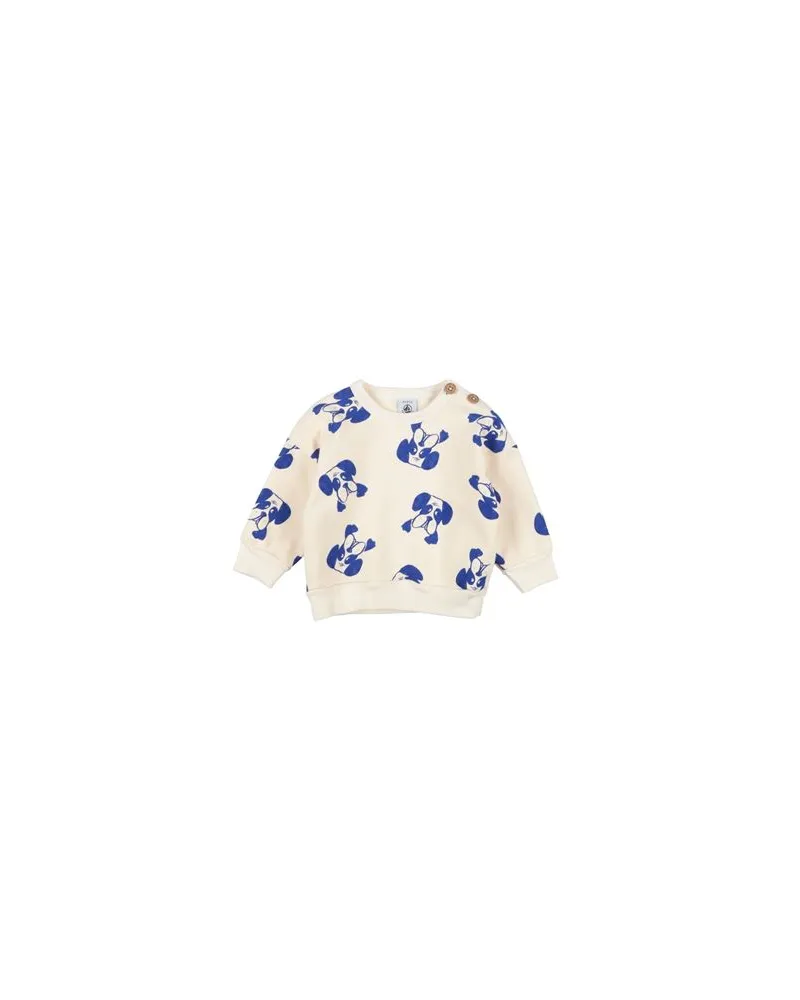 Petit Bateau TOPS - Sweatshirtsauf YOOX.COM Cremeweiß