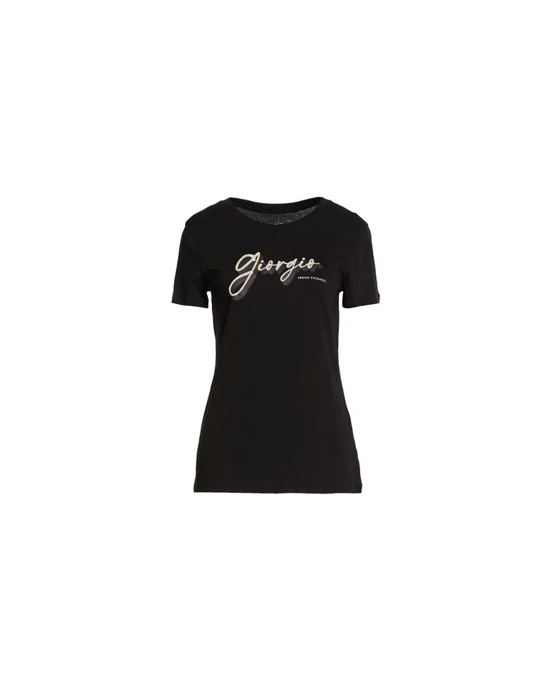 Armani Exchange TOPS - T-shirtsauf YOOX.COM Schwarz