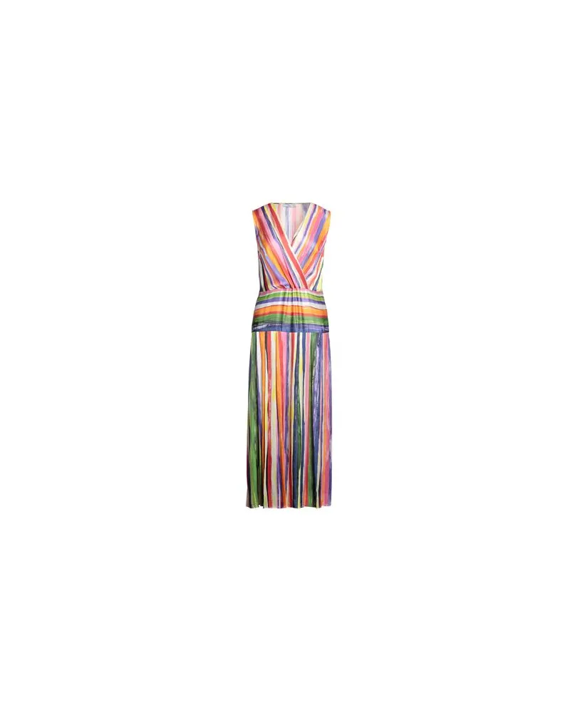 Caractère KLEIDER - Maxi-Kleiderauf YOOX.COM Rosa