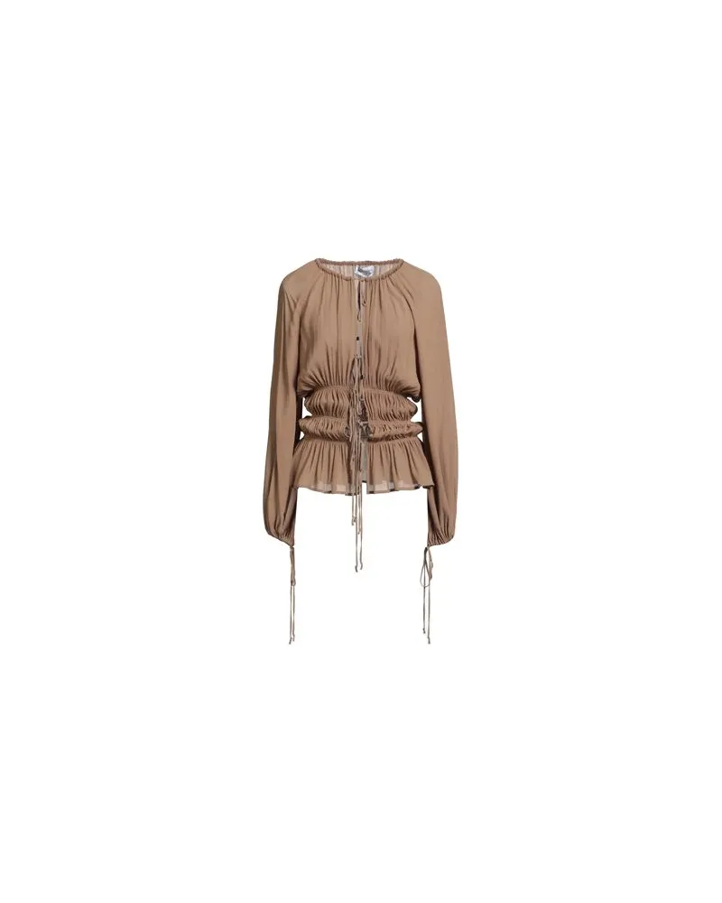 Blumarine TOPS - Hemdenauf YOOX.COM Khaki
