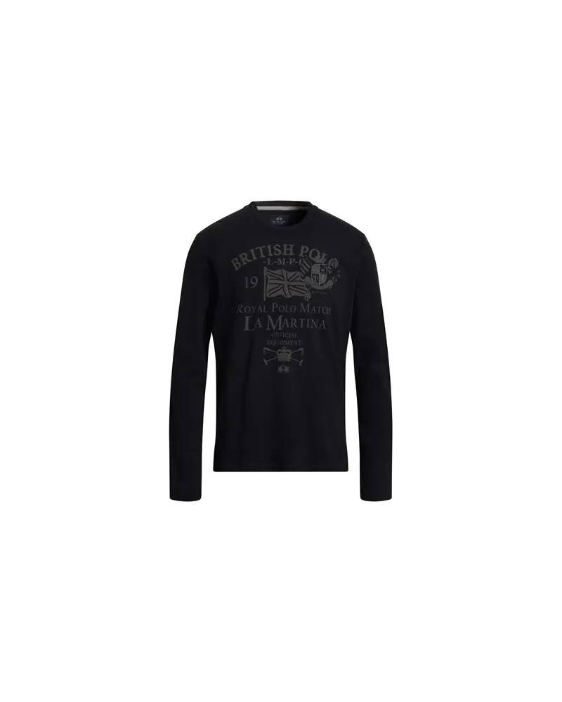 La Martina TOPS - T-shirtsauf YOOX.COM Schwarz