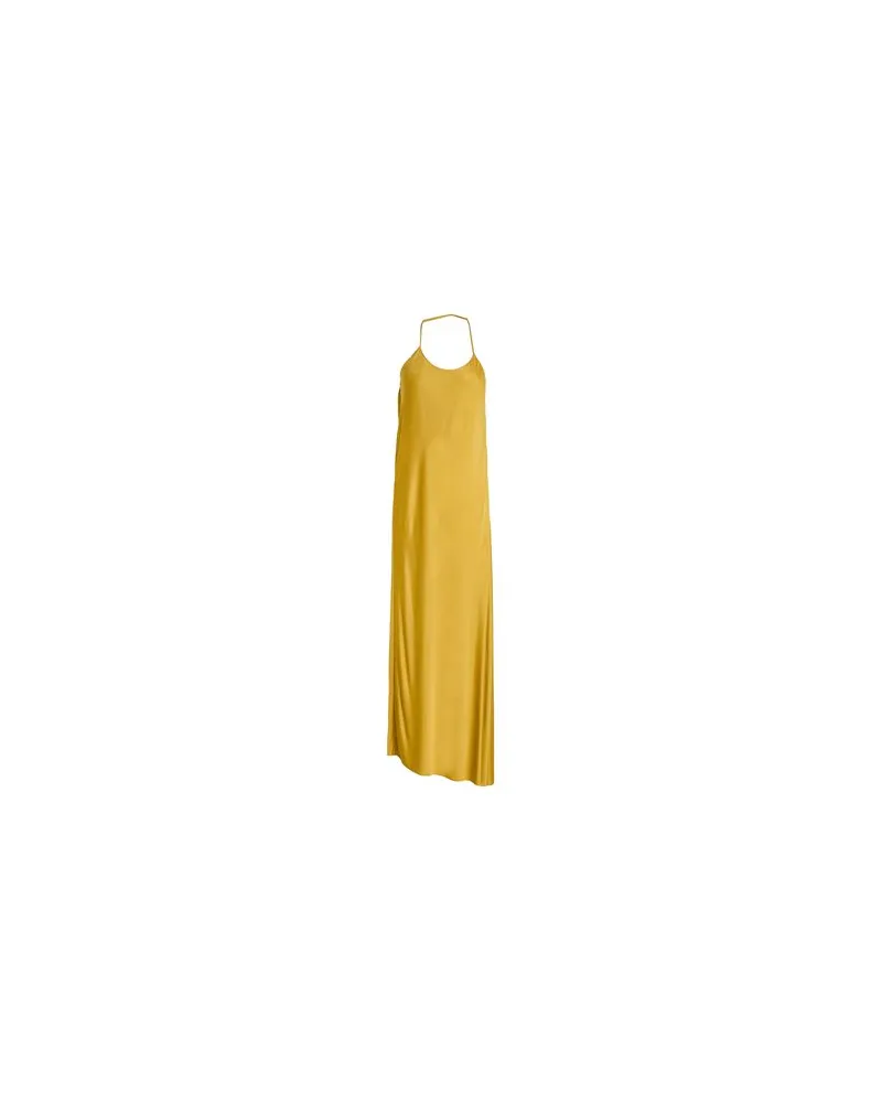 Department 5 KLEIDER - Maxi-Kleiderauf YOOX.COM Senf