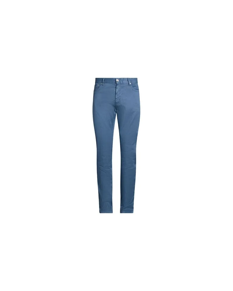 120% Lino HOSEN & RÖCKE - Jeanshosenauf YOOX.COM Taubenblau