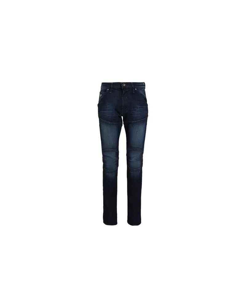 Guess HOSEN & RÖCKE - Jeanshosenauf YOOX.COM Blau