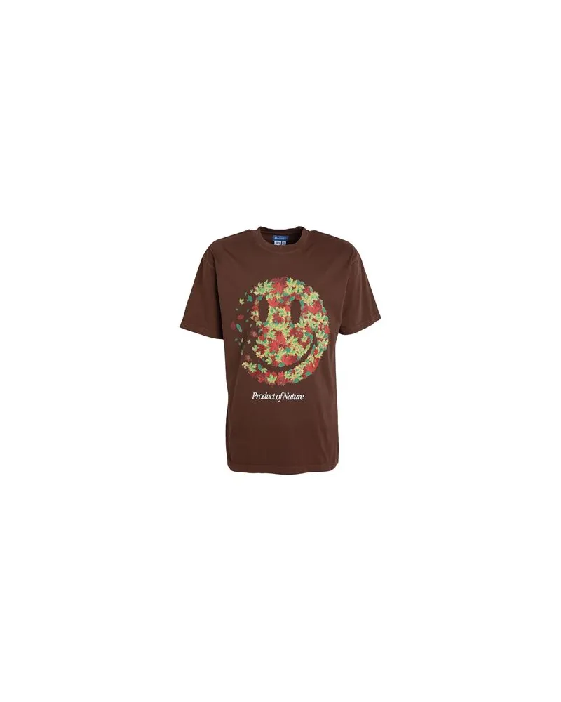 Market Smiley Product Of Nature T-Shirt  - TOPS - T-shirtsauf YOOX.COM Braun