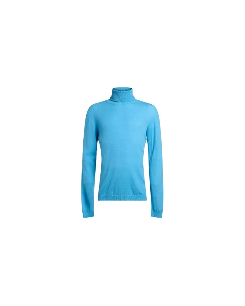 Roberto Collina STRICKWAREN - Rollkragenpulloverauf YOOX.COM Himmelblau