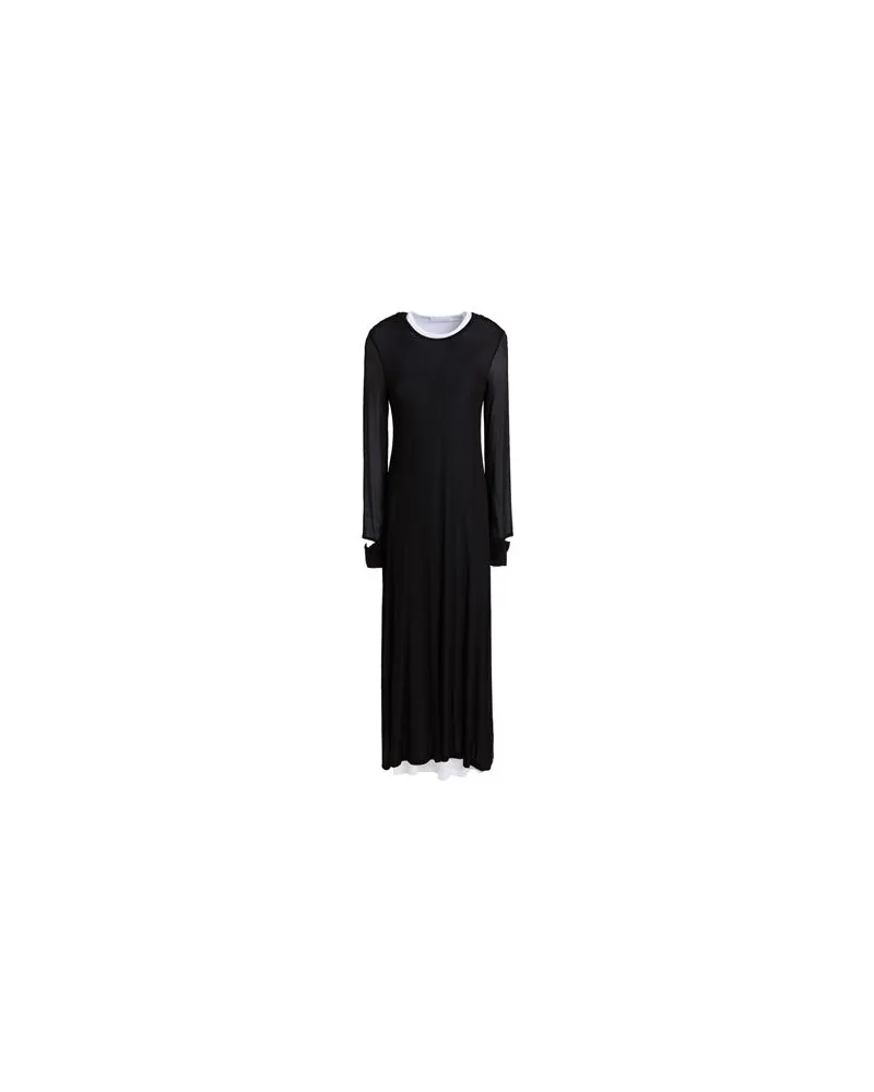Helmut Lang KLEIDER - Maxi-Kleiderauf YOOX.COM Schwarz
