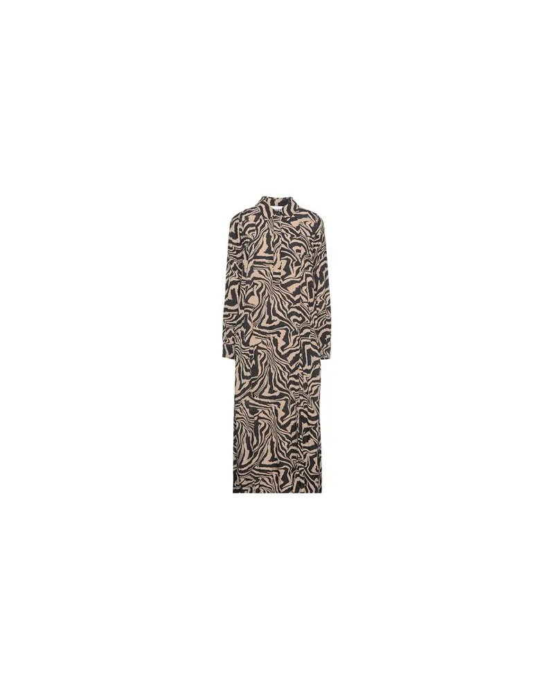 Ganni KLEIDER - Midi-Kleiderauf YOOX.COM Sand