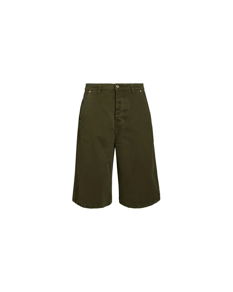 AMI Paris HOSEN & RÖCKE - Jeansshortsauf YOOX.COM Militärgrün