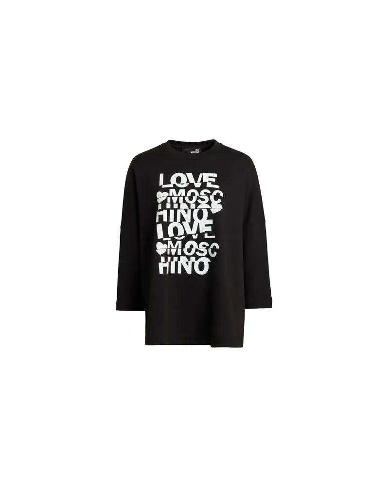 Moschino TOPS - Sweatshirtsauf YOOX.COM Schwarz