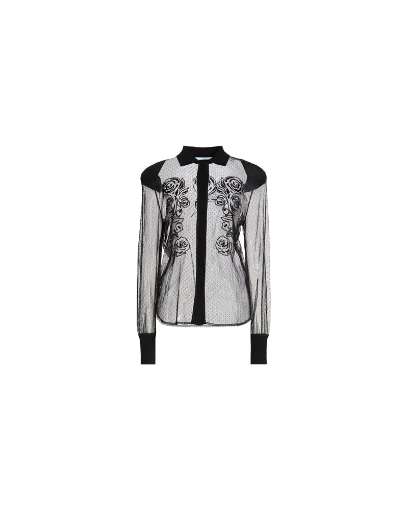 Blumarine TOPS - Hemdenauf YOOX.COM Schwarz