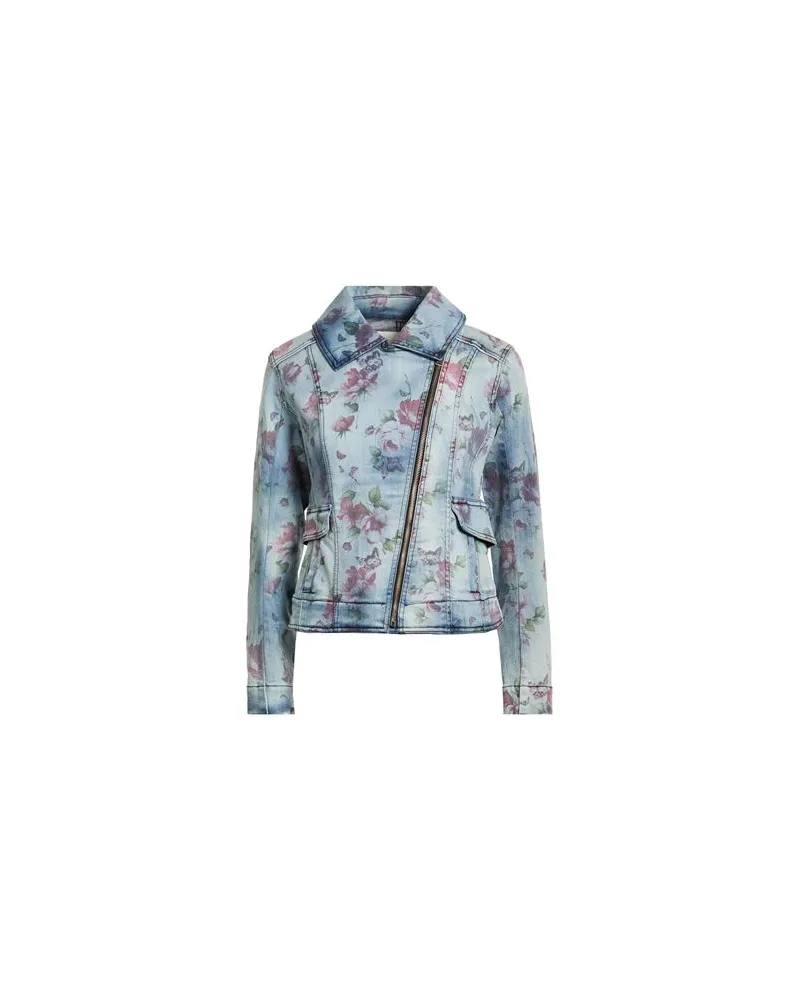 Blumarine JACKEN & MÄNTEL - Jeansjacken/Mäntelauf YOOX.COM Blau