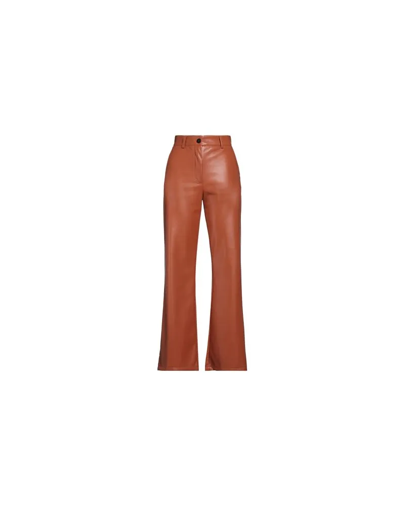 Jucca HOSEN & RÖCKE - Hosenauf YOOX.COM Lederfarben