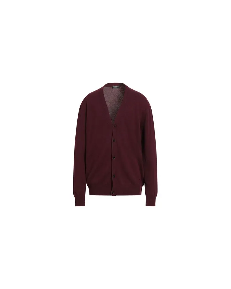 Dondup STRICKWAREN - Strickjackenauf YOOX.COM Pflaume