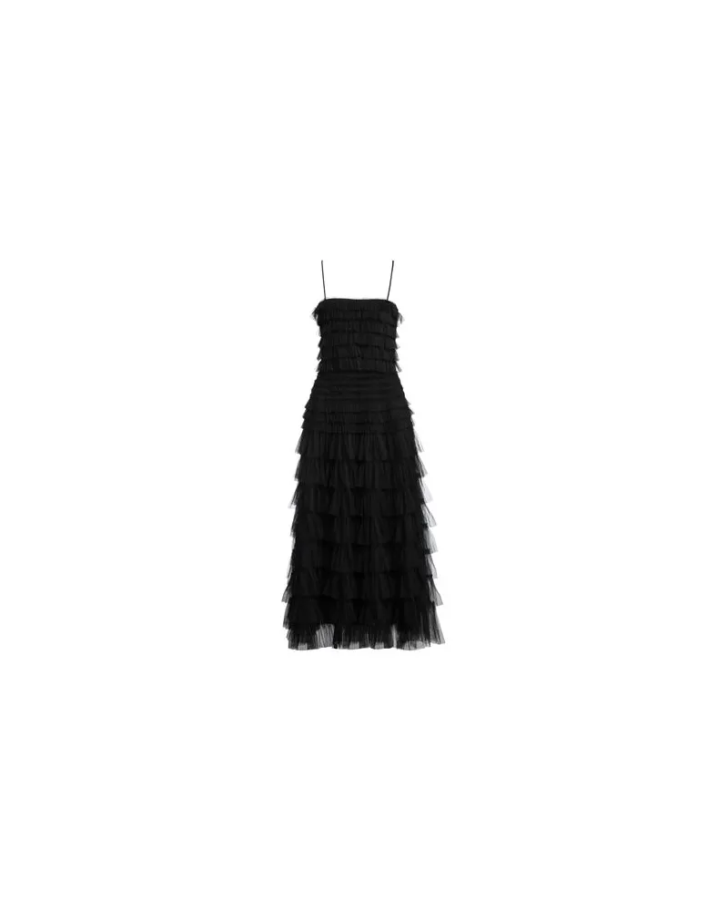 Twin-Set KLEIDER - Maxi-Kleiderauf YOOX.COM Schwarz
