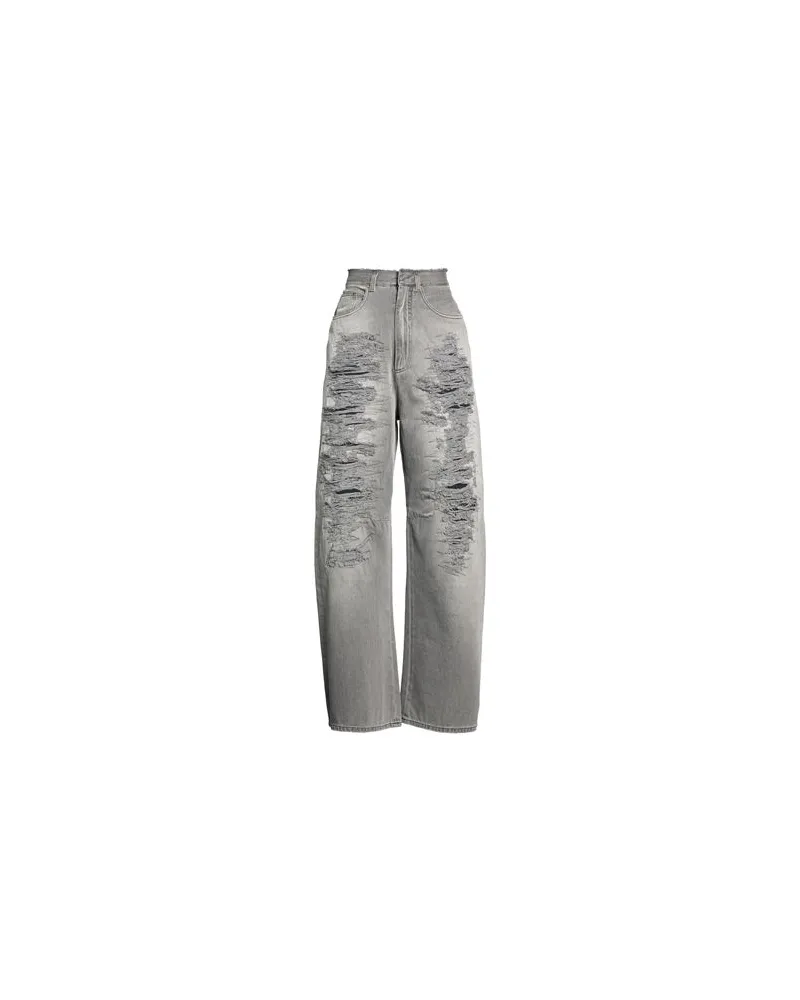Maison Margiela HOSEN & RÖCKE - Jeanshosenauf YOOX.COM Grau