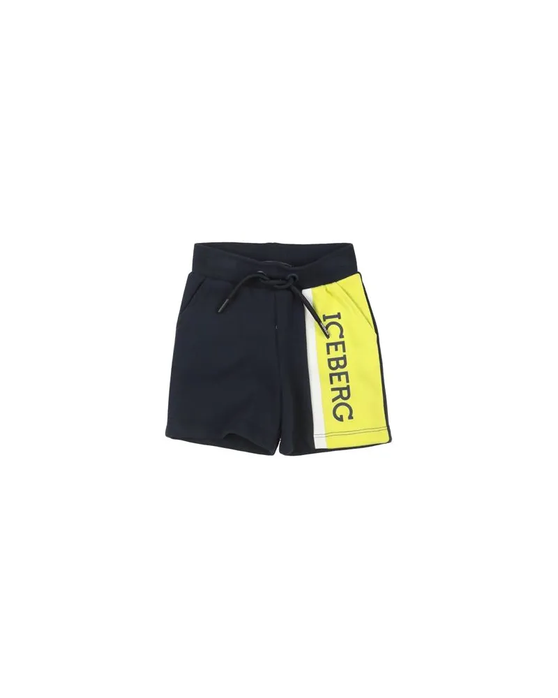 Iceberg HOSEN & RÖCKE - Shorts & Bermudashortsauf YOOX.COM Nachtblau