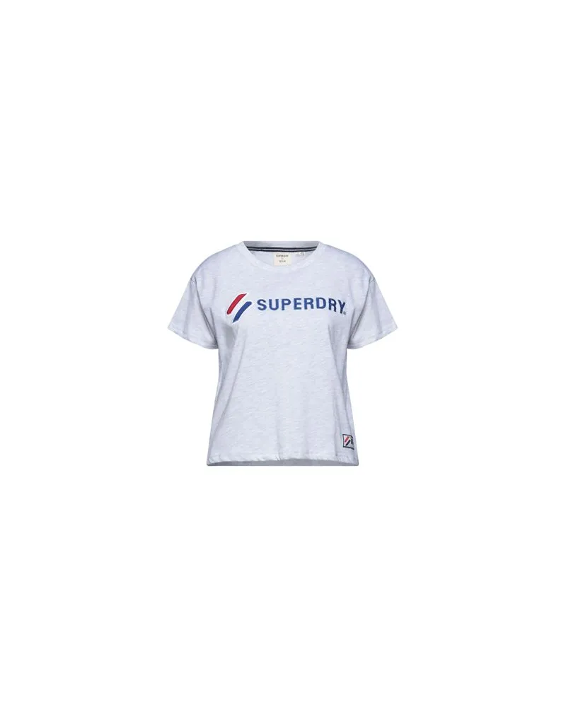 Superdry. TOPS - T-shirtsauf YOOX.COM Hellgrau