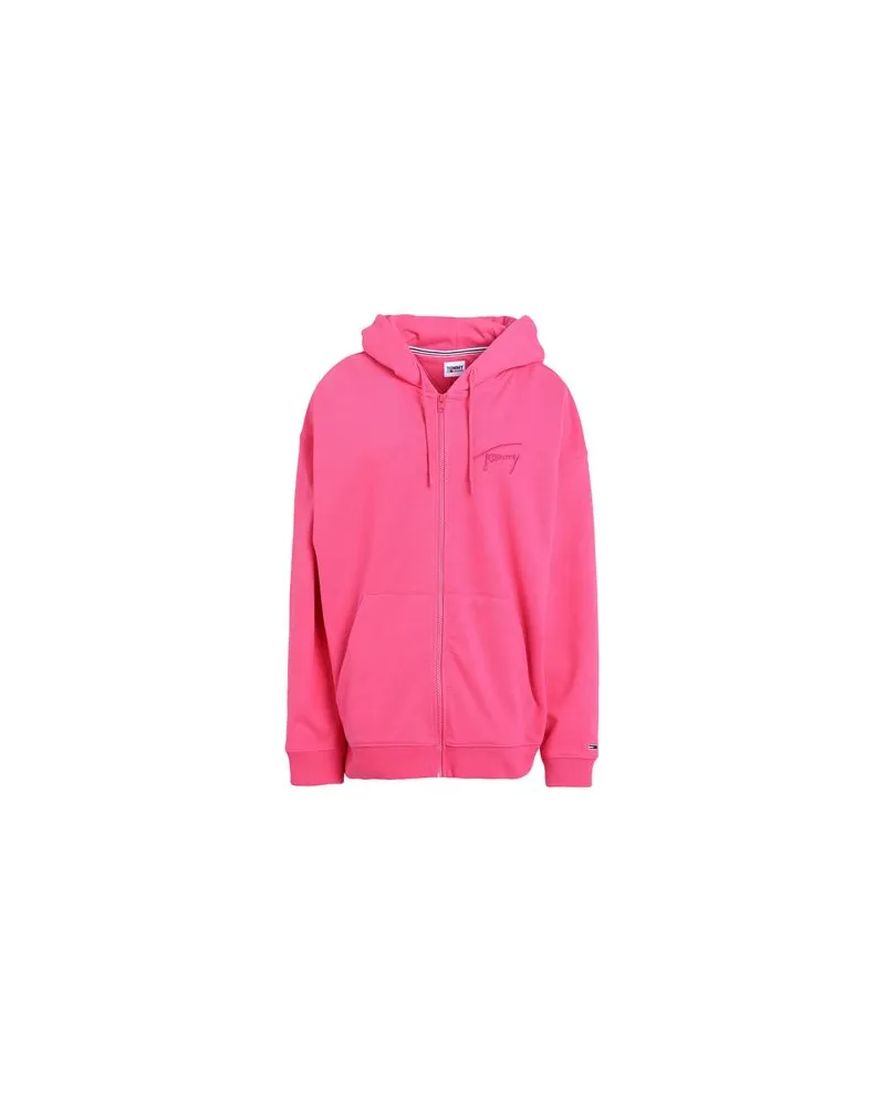 Tommy Hilfiger TOPS - Sweatshirtsauf YOOX.COM Fuchsia