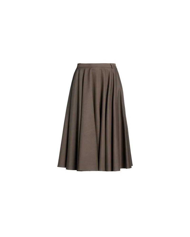 LARDINI HOSEN & RÖCKE - Midi-Röckeauf YOOX.COM Militärgrün